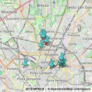 Mappa Via Fiuggi, 20159 Milano MI, Italia (1.66154)