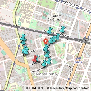 Mappa Via Fiuggi, 20159 Milano MI, Italia (0.213)