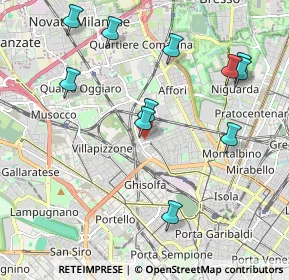 Mappa Via Emilio Broglio, 20158 Milano MI, Italia (2.18364)