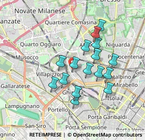 Mappa Via Emilio Broglio, 20158 Milano MI, Italia (1.49063)