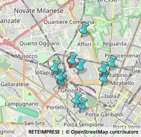 Mappa Via Emilio Broglio, 20158 Milano MI, Italia (1.48727)