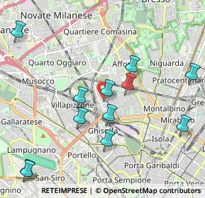 Mappa Via Emilio Broglio, 20158 Milano MI, Italia (2.2525)