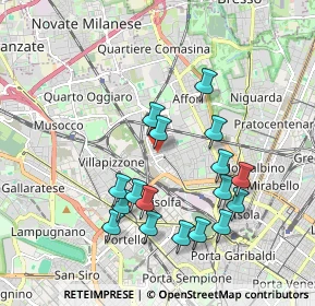 Mappa Via Emilio Broglio, 20158 Milano MI, Italia (1.85353)