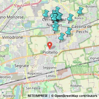 Mappa Via Aldo Moro, 20096 Pioltello MI, Italia (2.33125)