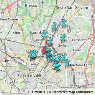Mappa Via Antonio Fortunato Stella, 20125 Milano MI, Italia (1.522)