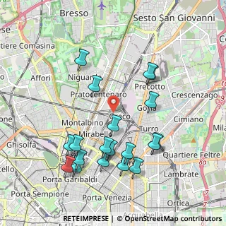 Mappa Via Antonio Fortunato Stella, 20125 Milano MI, Italia (2.06842)