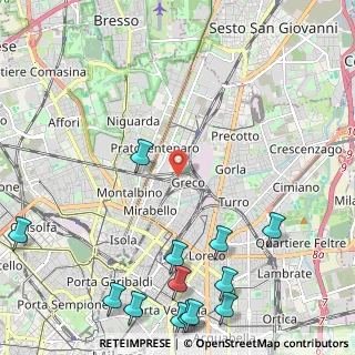 Mappa Via Antonio Fortunato Stella, 20125 Milano MI, Italia (3.31)