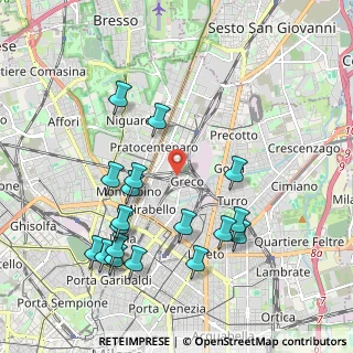 Mappa Via Antonio Fortunato Stella, 20125 Milano MI, Italia (2.13778)