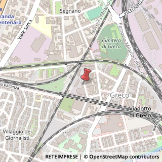 Mappa Via Antonio Fortunato Stella, 5, 20125 Milano, Milano (Lombardia)