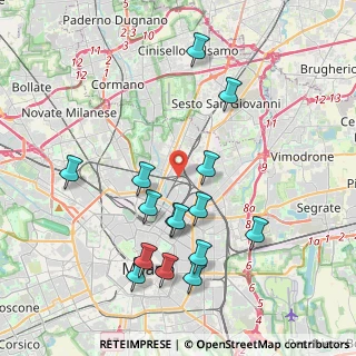 Mappa Via Antonio Fortunato Stella, 20125 Milano MI, Italia (4.08333)
