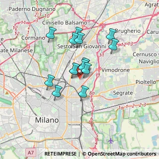 Mappa Via Angelo Zanardini, 20127 Milano MI, Italia (2.59)