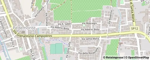 Mappa Pedemonte