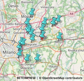 Mappa Via Antica da Cassano, 20063 Cernusco sul Naviglio MI, Italia (6.77421)