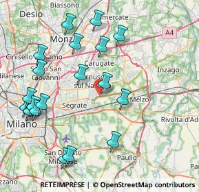 Mappa Via Antica da Cassano, 20063 Cernusco sul Naviglio MI, Italia (9.3185)