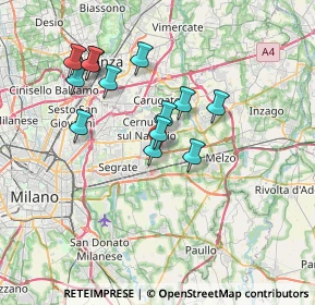 Mappa Via Antica da Cassano, 20063 Cernusco sul Naviglio MI, Italia (6.25308)