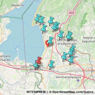 Mappa Via degli Ulivi, 37017 Lazise VR, Italia (7.42444)
