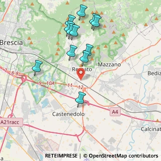 Mappa Via Industriale, 25086 Rezzato BS, Italia (4.20167)