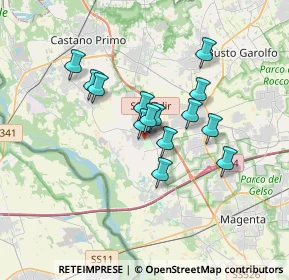 Mappa Via C. Cicogna, 20012 Cuggiono MI, Italia (2.58857)