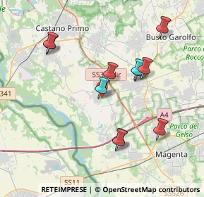 Mappa Via C. Cicogna, 20012 Cuggiono MI, Italia (3.71727)