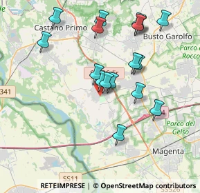 Mappa Via C. Cicogna, 20012 Cuggiono MI, Italia (3.78706)