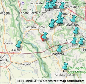 Mappa Via C. Cicogna, 20012 Cuggiono MI, Italia (9.92)