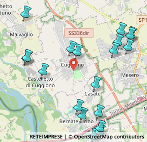 Mappa Via C. Cicogna, 20012 Cuggiono MI, Italia (2.705)