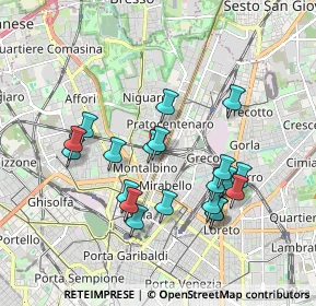 Mappa Largo Desio, 20159 Milano MI, Italia (1.745)