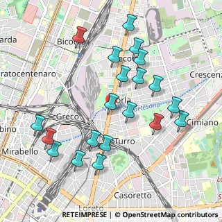 Mappa Carrefour Market Milano, 20153 Milano MI, Italia (1.0275)