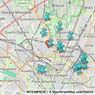 Mappa Piazza Dergano, 20158 Milano MI, Italia (2.35933)