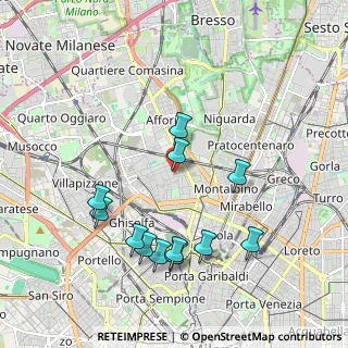 Mappa Piazza Dergano, 20158 Milano MI, Italia (2.005)
