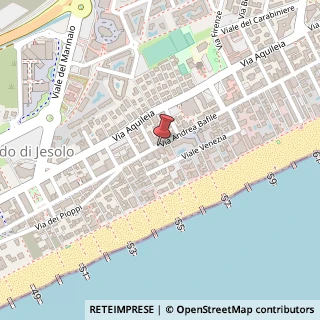 Mappa Via Bafile, 185, 30016 Jesolo, Venezia (Veneto)
