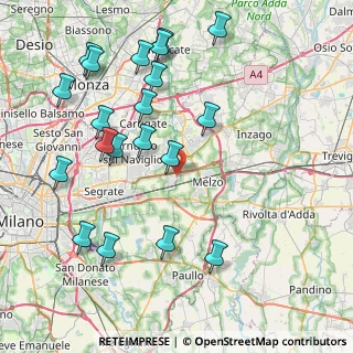Mappa Via Artigianato, 20060 Vignate MI, Italia (9.2725)