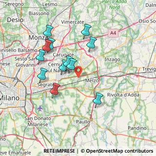 Mappa Via Artigianato, 20060 Vignate MI, Italia (7.045)