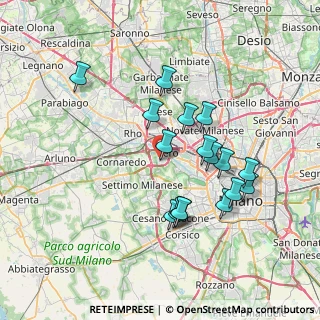 Mappa Via Galileo Galilei, 20016 Pero MI, Italia (6.77412)
