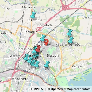 Mappa Via Comelico, 30174 Venezia VE, Italia (1.88467)