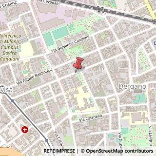 Mappa Via Antonio Carnevali, 39, 20158 Milano, Milano (Lombardia)