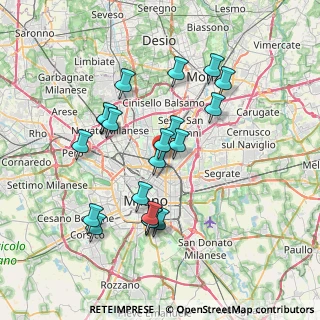 Mappa Via Giuseppe Bottelli, 20125 Milano MI, Italia (6.826)