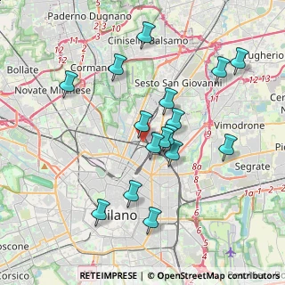 Mappa Via Giuseppe Bottelli, 20125 Milano MI, Italia (3.62438)