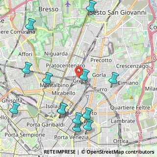 Mappa Via Giuseppe Bottelli, 20125 Milano MI, Italia (2.66538)