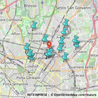 Mappa Via Giuseppe Bottelli, 20125 Milano MI, Italia (1.572)