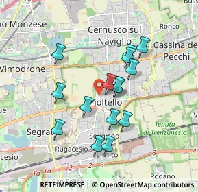 Mappa Viale S. Francesco, 20096 Pioltello MI, Italia (1.54533)