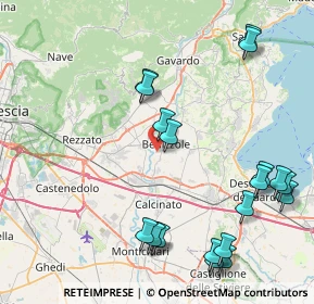 Mappa Via Crocette, 25081 Bedizzole BS, Italia (10.122)