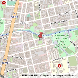 Mappa Via Policarpo Petrocchi, 44, 20127 Milano, Milano (Lombardia)