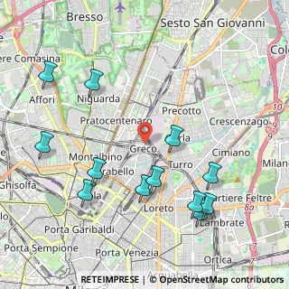 Mappa Via Privata Mauro Rota, 20125 Milano MI, Italia (2.34333)