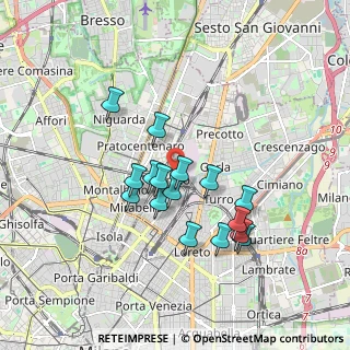 Mappa Via Privata Mauro Rota, 20125 Milano MI, Italia (1.50063)