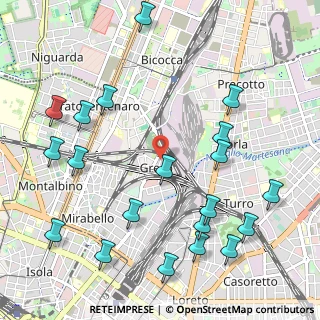 Mappa Via Privata Mauro Rota, 20125 Milano MI, Italia (1.296)
