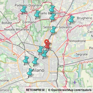 Mappa Via Privata Mauro Rota, 20125 Milano MI, Italia (4.42667)