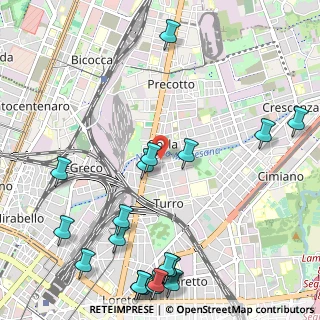 Mappa Via Dolomiti, 20127 Milano MI, Italia (1.4895)