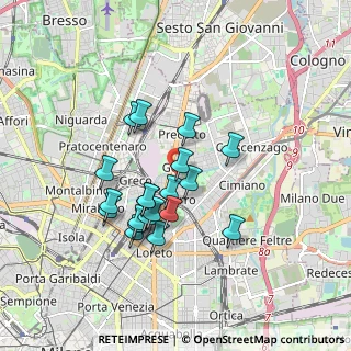 Mappa Via Dolomiti, 20127 Milano MI, Italia (1.4985)
