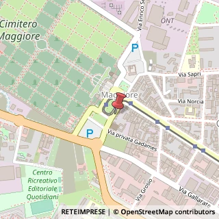 Mappa Piazzale Cimitero Maggiore, 3, 20151 Milano, Milano (Lombardia)